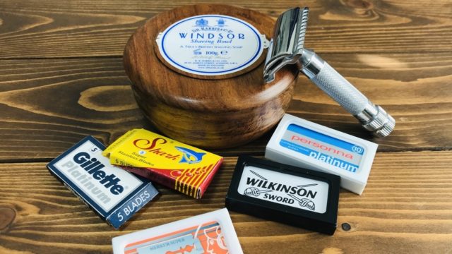 安いそれに目立つ gillette platinum 両刃カミソリ 替刃 kead.al